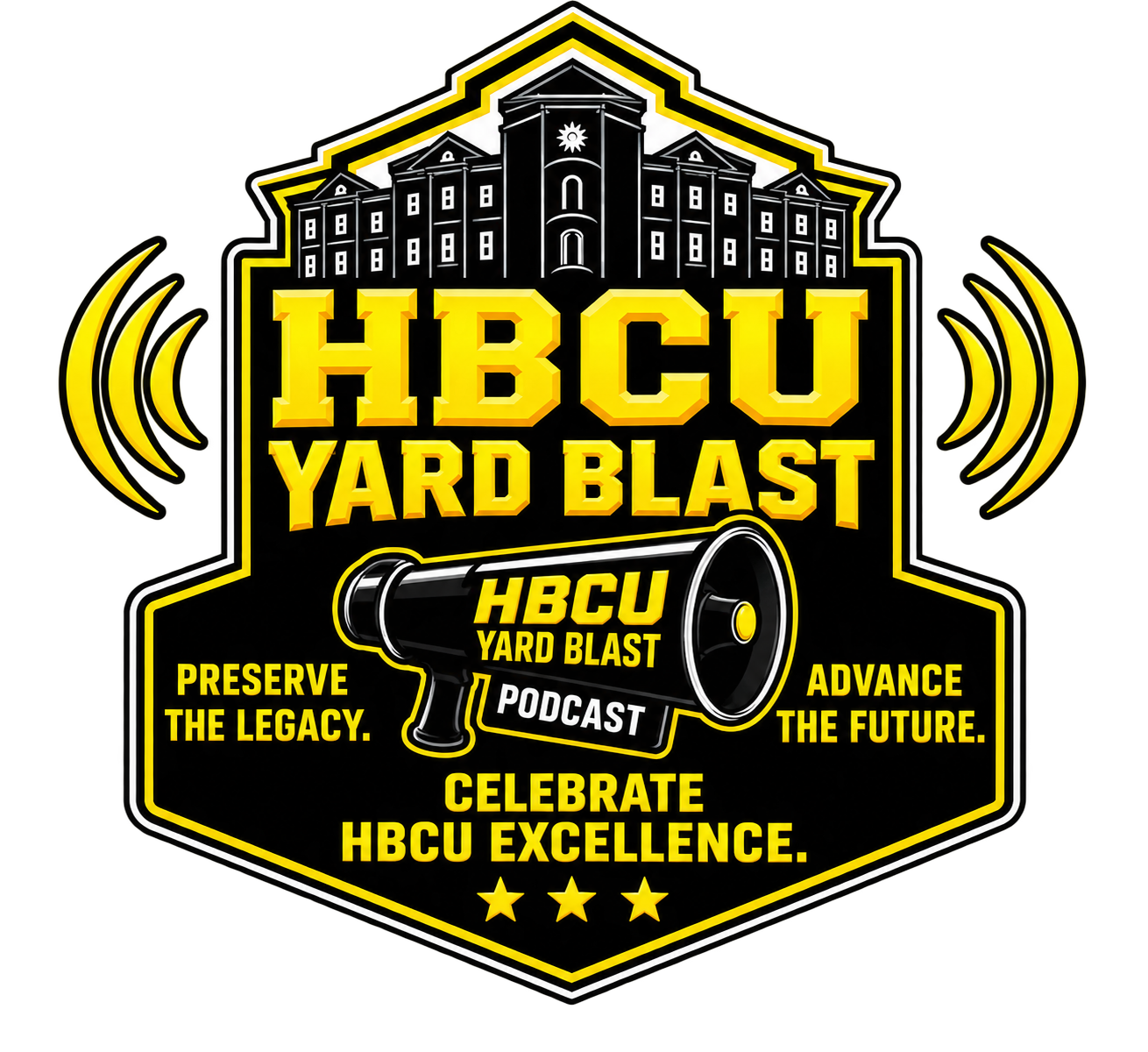 HBCU Yard Blast Podcast logo